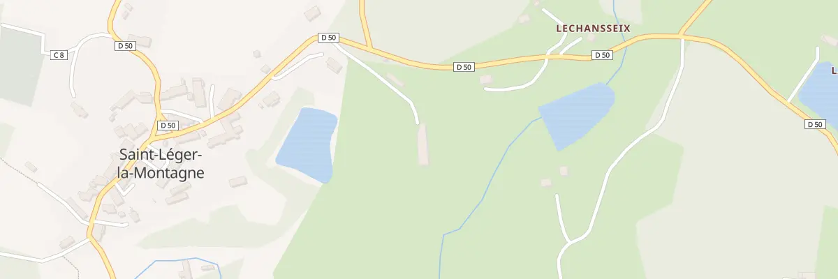 Plan du 5007 Le Bourg Nord à Saint-Léger-la-Montagne