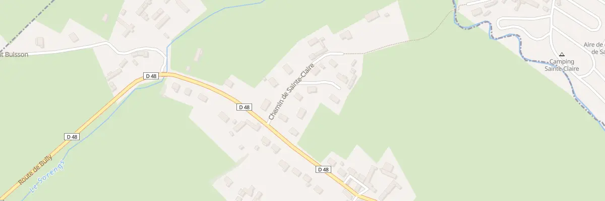 Plan du 4 Che de Sainte-claire à Quièvrecourt