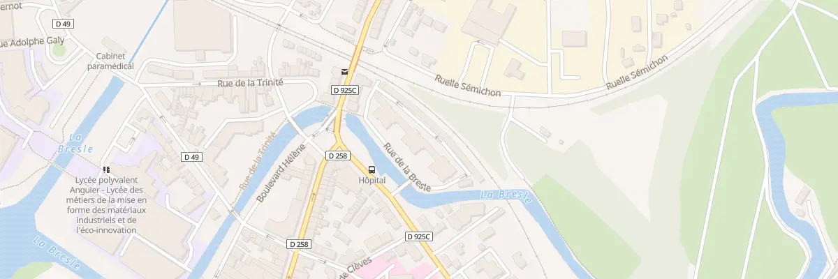 Plan du 2 Rue de la Verrerie à Eu