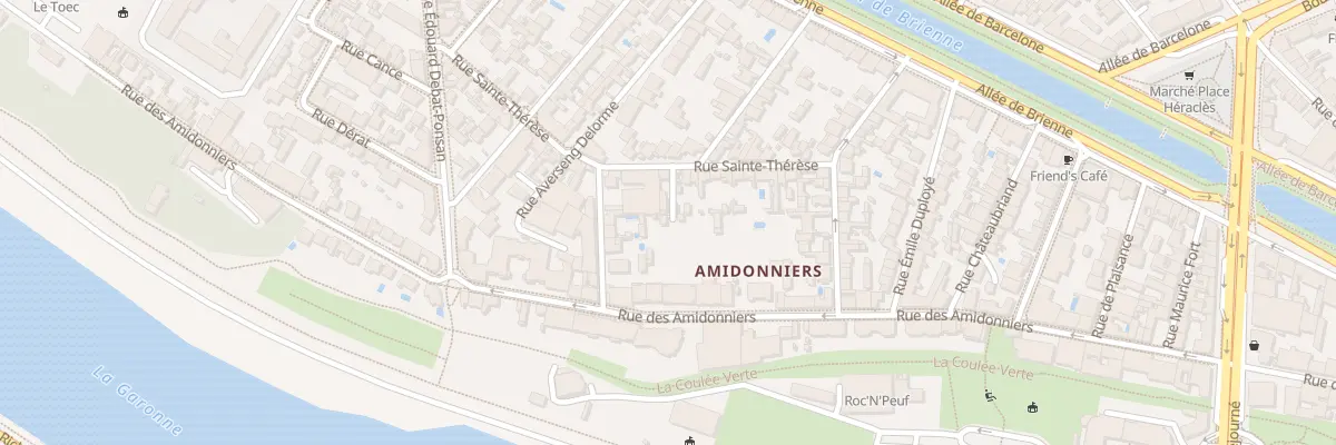Plan du 19T Rue Sainte Thérèse à Toulouse