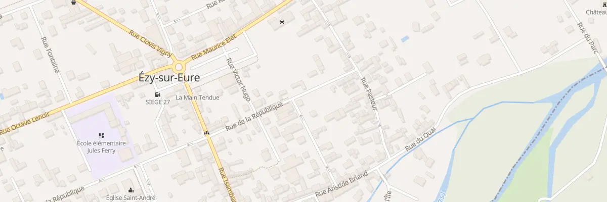 Plan du 42 Rue de la République à Ézy-sur-Eure