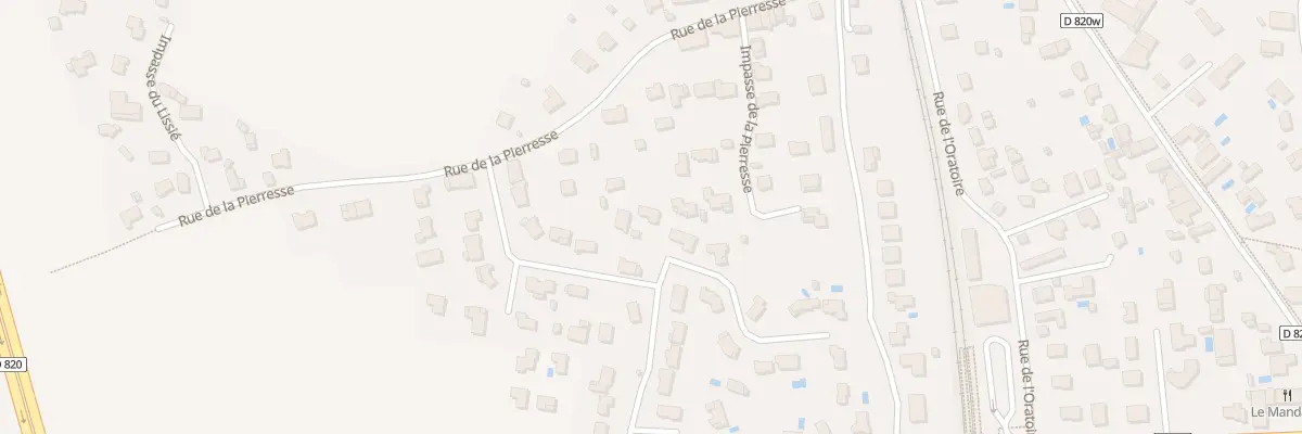 Plan du 14 Rue du Hameau de la Pierresse à Vernet