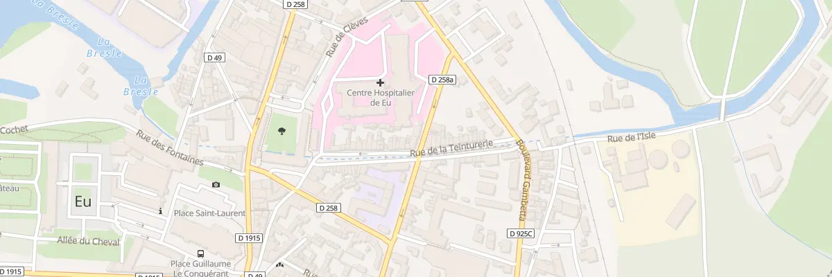 Plan du 55 Rue de la République à Eu