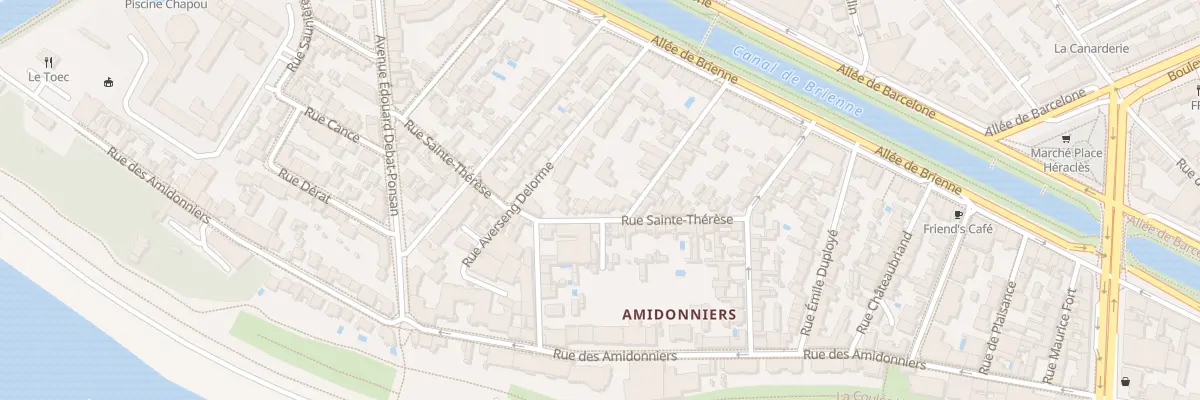 Plan du 16 Rue Sainte Thérèse à Toulouse