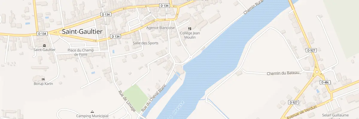 Plan du 3 Rue du Cheval Blanc à Saint-Gaultier