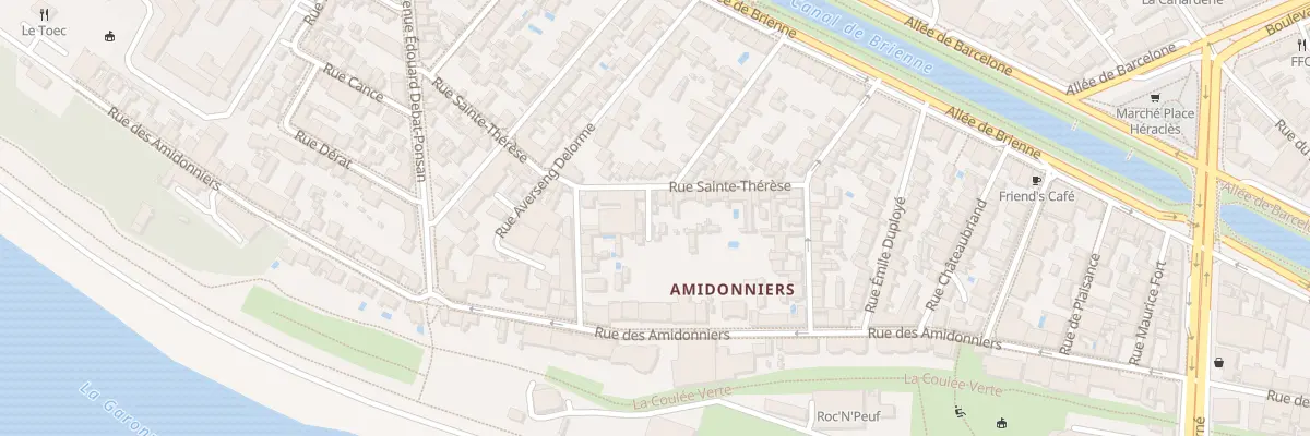 Plan du 19B Rue Sainte Thérèse à Toulouse