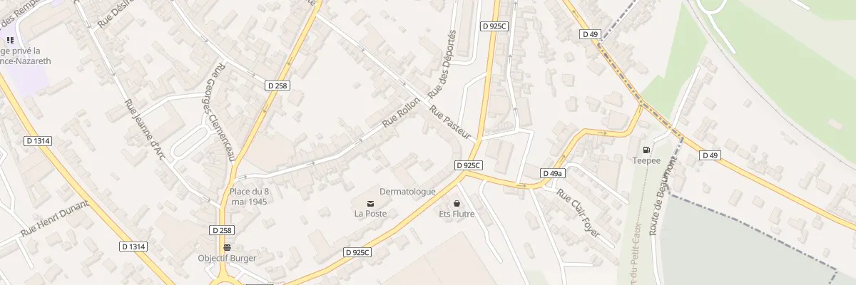 Plan du 44 Rue Pasteur à Eu
