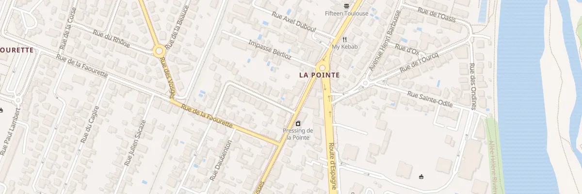 Plan du 399 Rte de Seysses à Toulouse