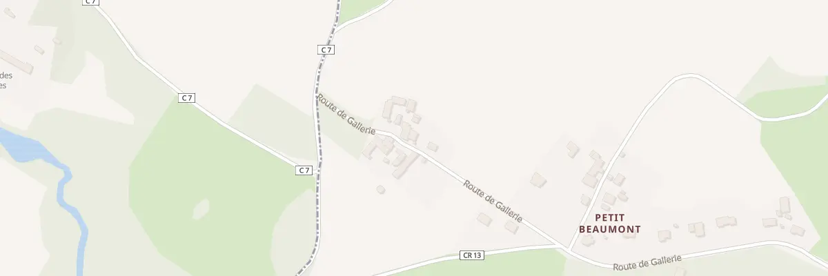 Plan du 58 Rte de Gallerie à Cour-Cheverny