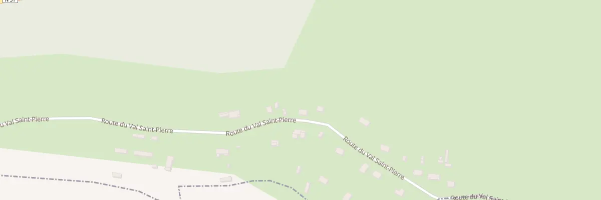 Plan du 45 Rte du Val Saint Pierre à Croisy-sur-Andelle