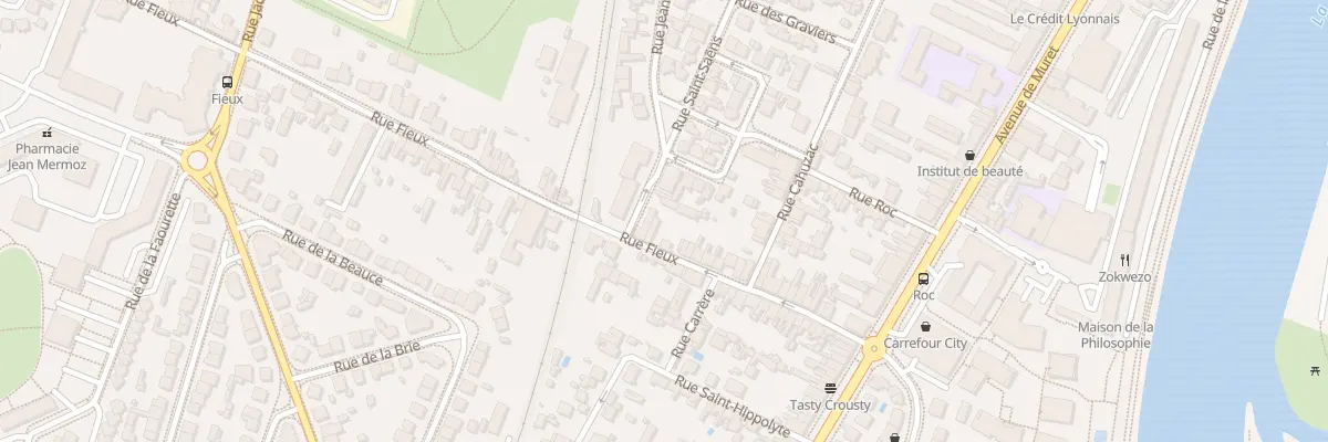 Plan du 34 Rue Fieux à Toulouse