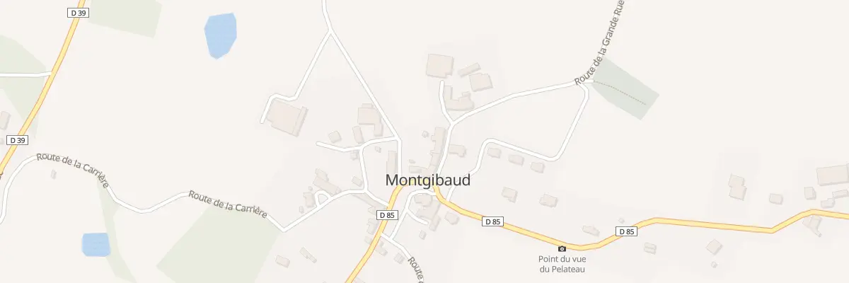 Plan du 5007 Le Bourg à Montgibaud