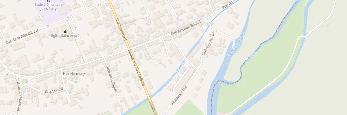 Plan du 66 Rue Aristide Briand à Ézy-sur-Eure