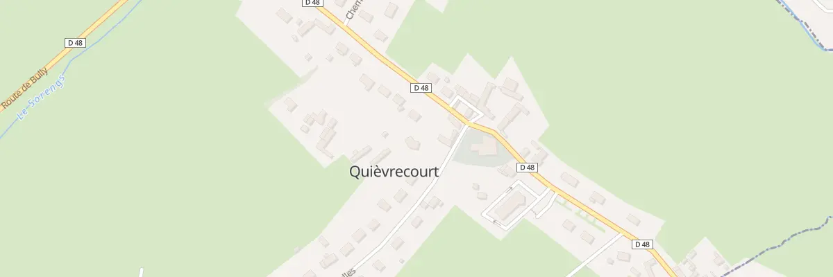 Plan du 1A Rte de Bully à Quièvrecourt
