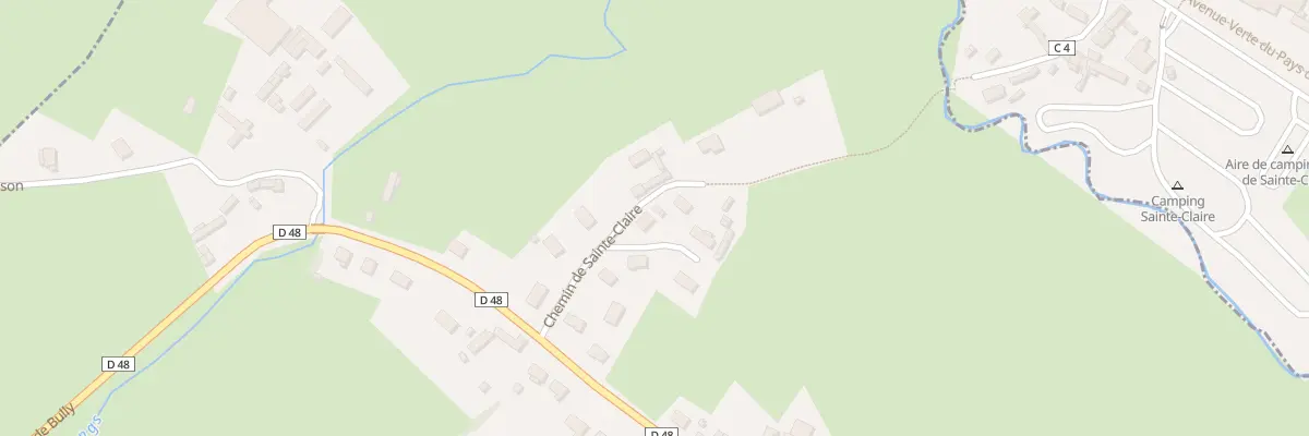 Plan du 12 Che de Sainte-claire à Quièvrecourt
