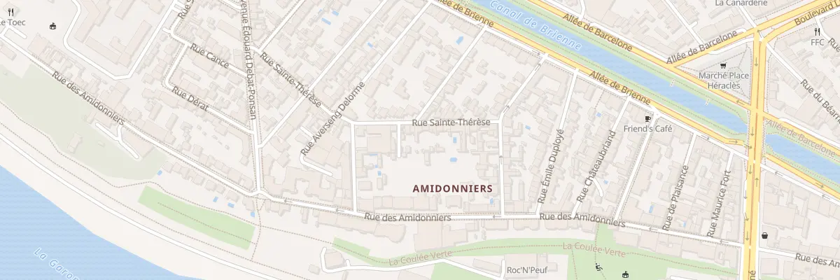 Plan du 15 Rue Sainte Thérèse à Toulouse