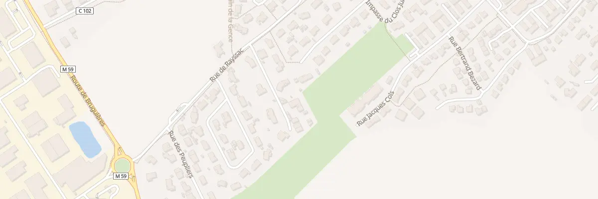 Plan du 14B Rue du Foumélou à Gratentour