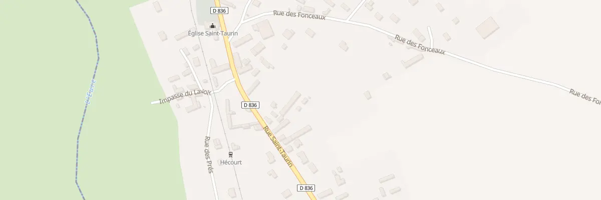 Plan du 27 Rue St Taurin à Hécourt