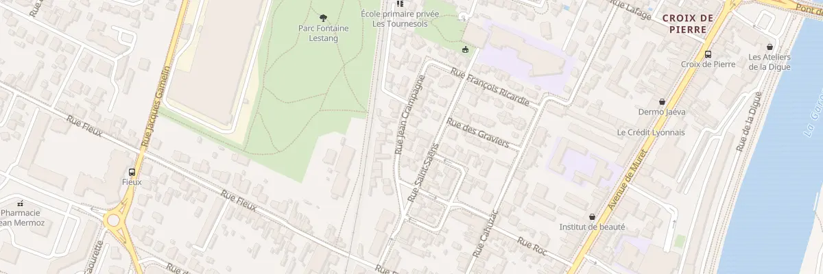 Plan du 8 Rue Jean Crampagne à Toulouse