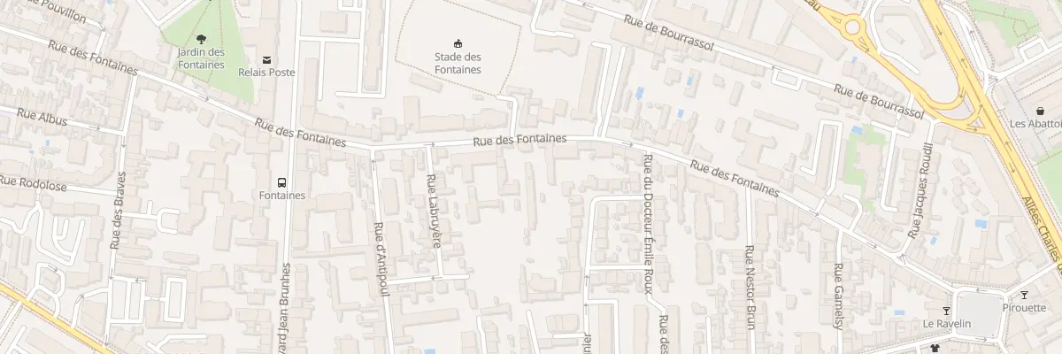 Plan du 61B Rue des Fontaines à Toulouse