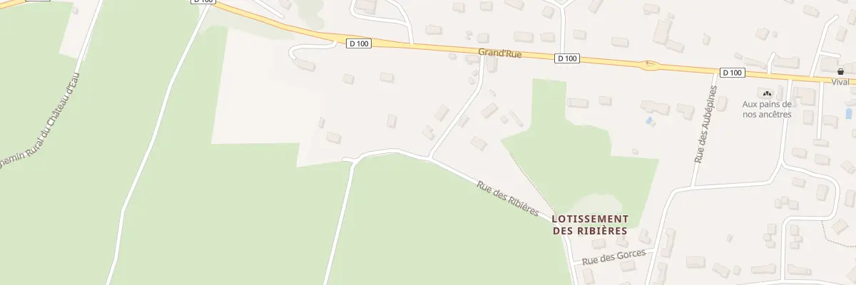 Plan du 5752 Rue des Ribières à Saint-Maurice-la-Souterraine