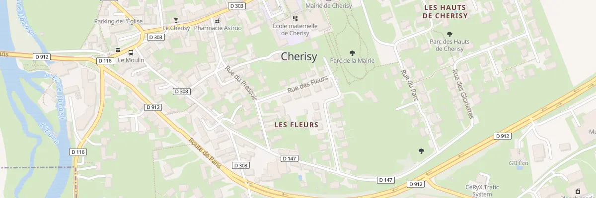 Plan du 6 Rue des Fleurs à Cherisy