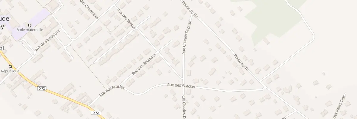Plan du 8 Rue des Sentes à Saint-Claude-de-Diray