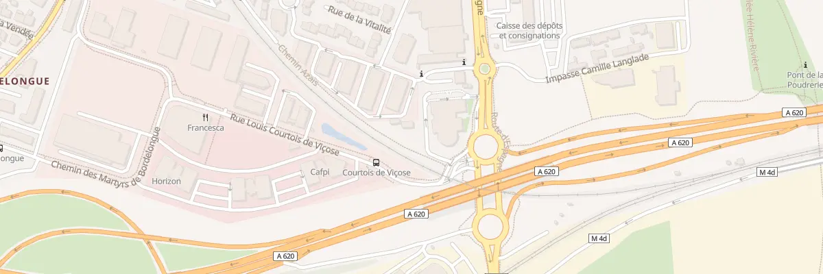 Plan du 8 Che Azais à Toulouse