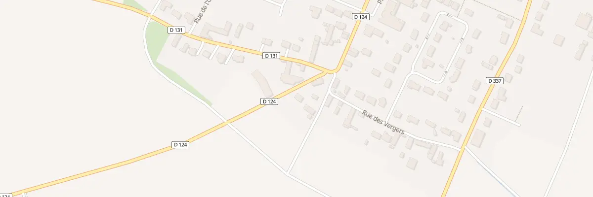 Plan de la Rue de la Chapelle à Mignières