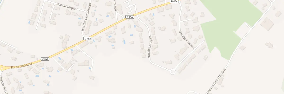 Plan du 10 Rue de Lartigate à Villeneuve-lès-Bouloc