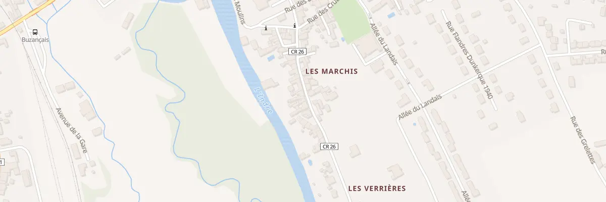 Plan du 24 Rue des Marchis à Buzançais