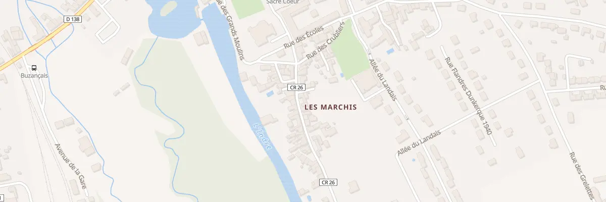 Plan du 7 Rue des Marchis à Buzançais