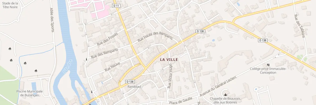 Plan du 47 Rue Grande à Buzançais