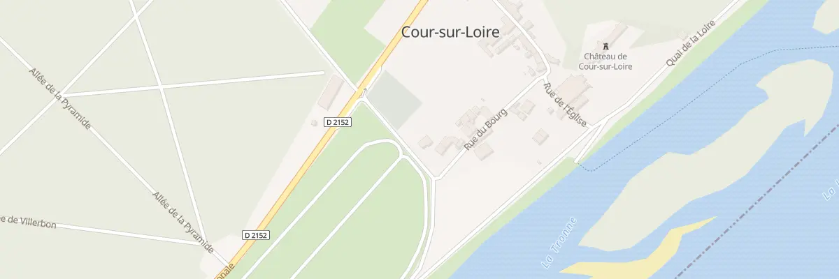 Plan du 13B Rue du Bourg à Cour-sur-Loire