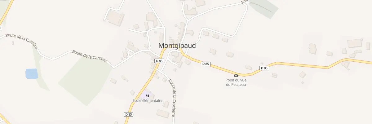 Plan du 5003 Le Bourg à Montgibaud