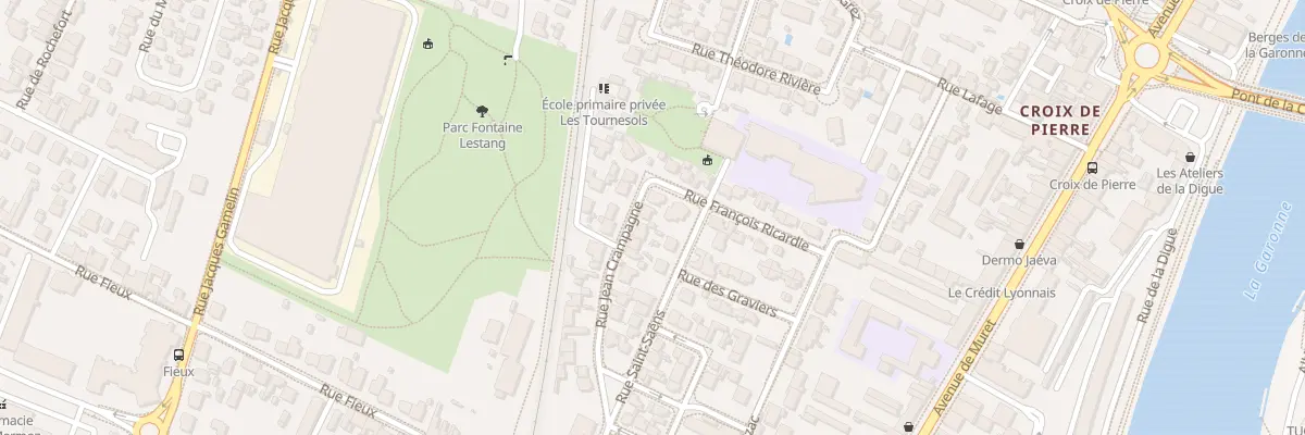 Plan du 18 Rue Jean Crampagne à Toulouse