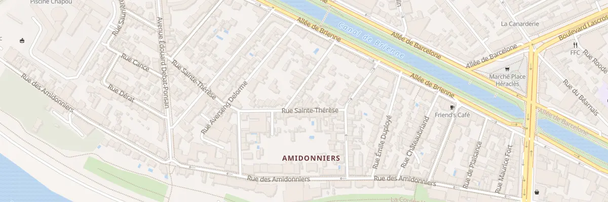 Plan du 10B Rue Sainte Thérèse à Toulouse