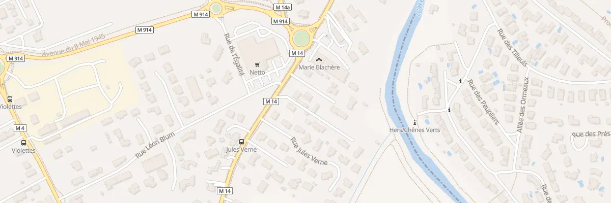 Plan du 28A Av de Villemur à Saint-Alban
