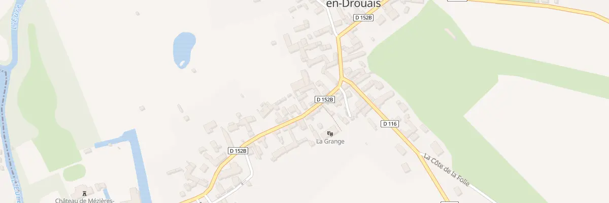 Plan du 10 Rue Grande Rue à Mézières-en-Drouais