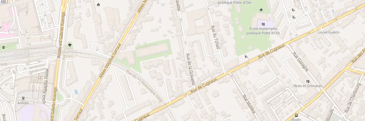 Plan du 13 Rue de la Gravette à Toulouse