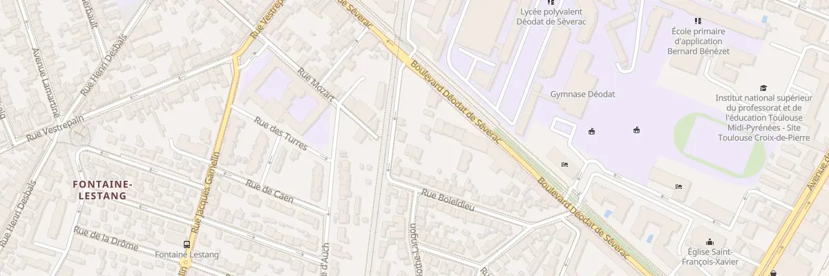 Plan du 38B Rue Boieldieu à Toulouse