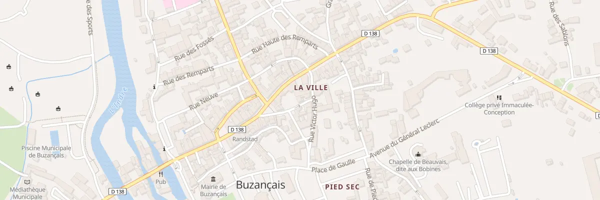 Plan du 13 Rue de l’Ancienne Mairie à Buzançais