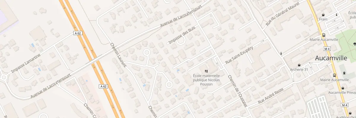 Plan du 57 Che de l’Oustalet à Aucamville