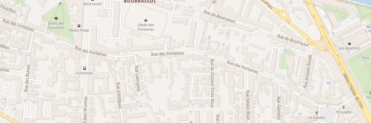 Plan du 57 Rue des Fontaines à Toulouse