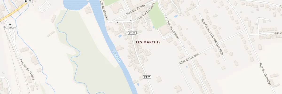 Plan du 17 Rue des Marchis à Buzançais
