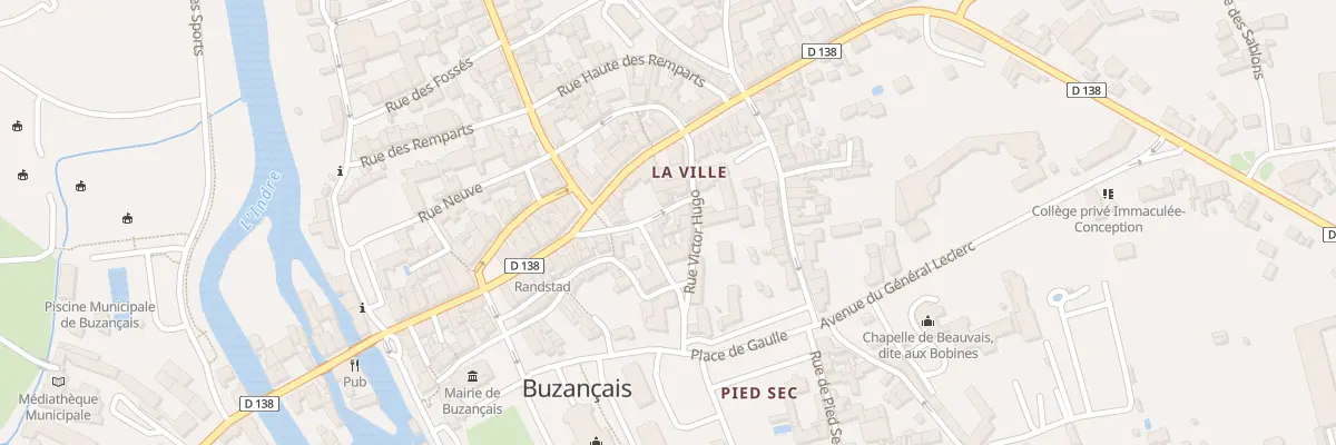 Plan du 16 Rue de l’Ancienne Mairie à Buzançais