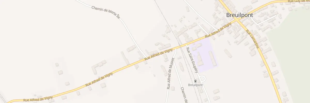 Plan du 34 Rue A de Vigny à Breuilpont