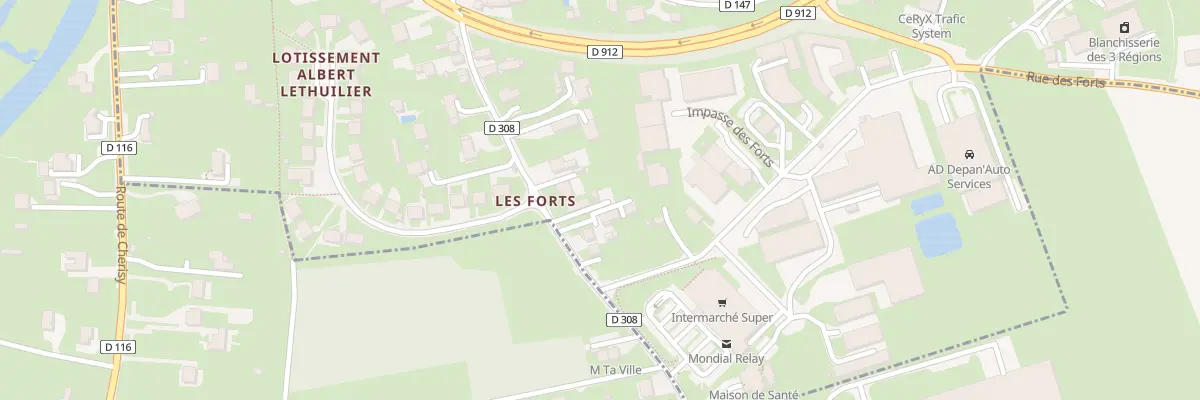 Plan du 15 Rue de Marsauceux à Cherisy
