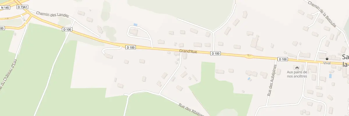 Plan du 2 Rue des Ribières à Saint-Maurice-la-Souterraine