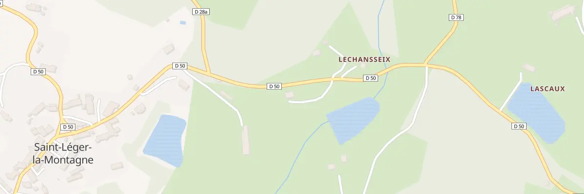 Plan du 5009A Le Bourg Nord à Saint-Léger-la-Montagne